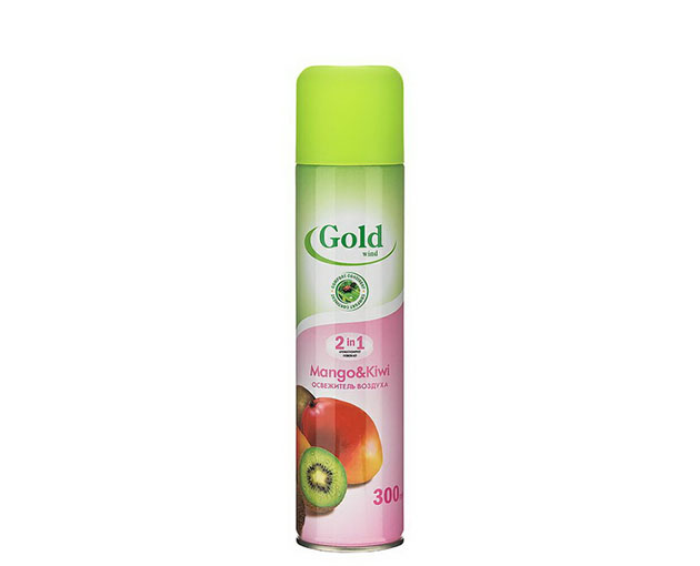 GOLD WIND ჰაერის გამწმენდი მანგო და კივი 300მლ